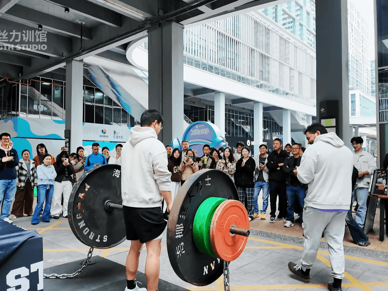 Inside Our Strongman Pop-Up Gym: How 110 Office Workers Took On Real Strength Challenges
