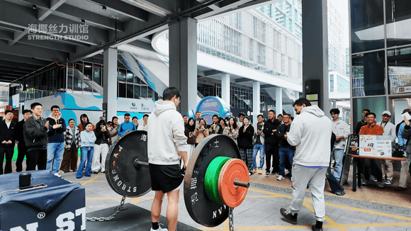 Inside Our Strongman Pop-Up Gym: How 110 Office Workers Took On Real Strength Challenges