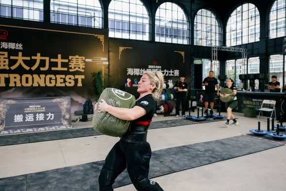 Women's Carry Medley Shakes Up China's Strongest 2023 | SBD x LIFT ON Strongman with Big Z & Martins Licis